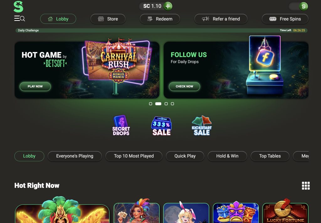 LoneStar Sweepstakes and Social Casino Sites